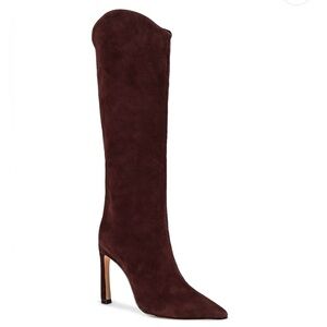 Schutz Maryana Sculpt Boot in Dark Chocolate size 8
